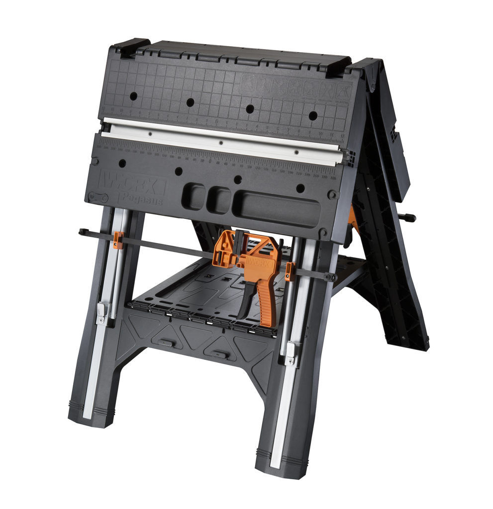 WORX Pegasus Portable Sawhorse & Work Table Combo - Sawhorse Mode