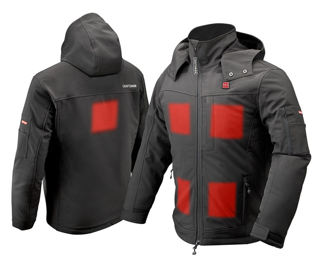 Craftsman Heated Jacket - Heat Zones