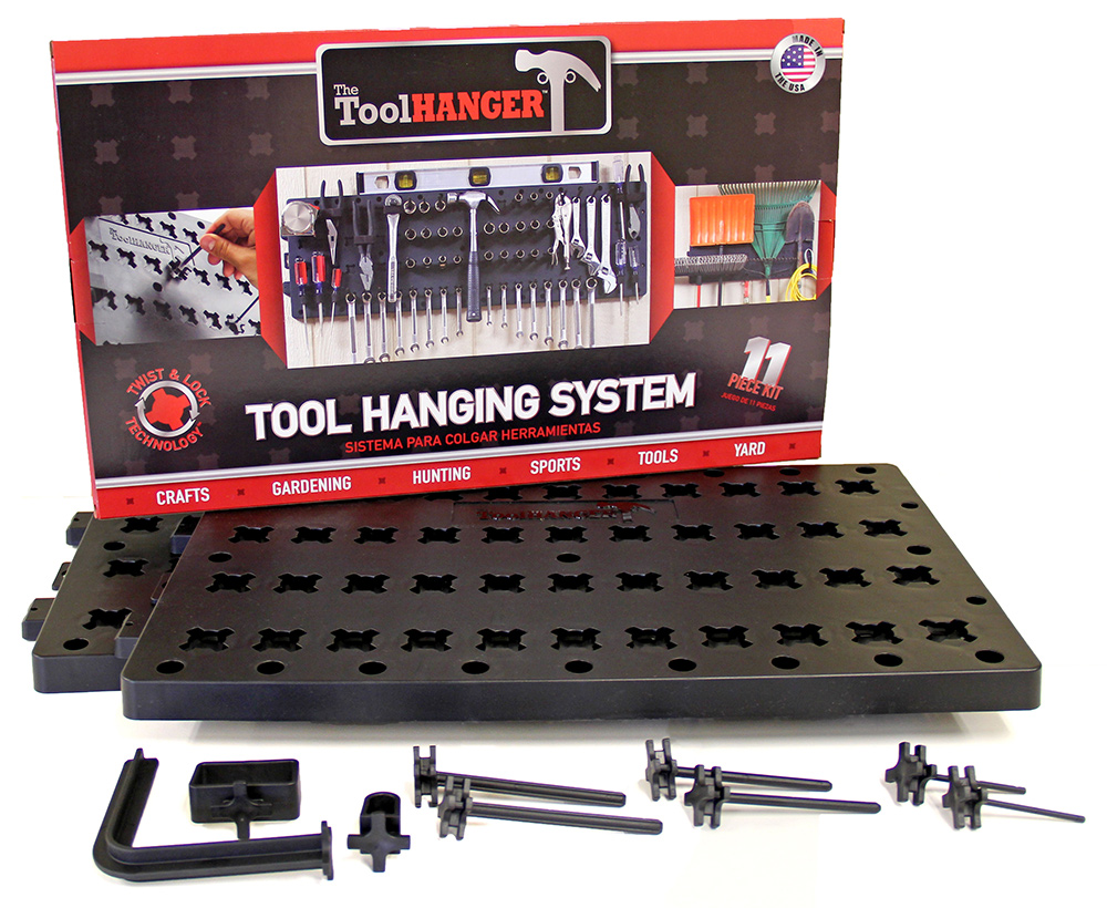 Hansen Global 8209 Twist and Locking Peg Board Toolhanger