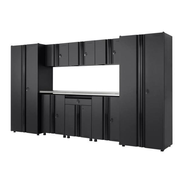 Husky GS13209-SS Steel Garage Cabinet