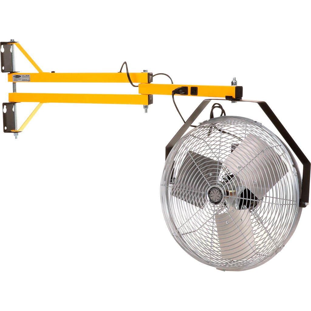 TPI High-Velocity Wall-Mount Fan