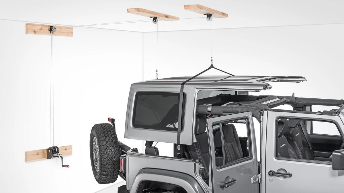 Lange Originals Hoist-A-Top Best Jeep Hardtop Hoist