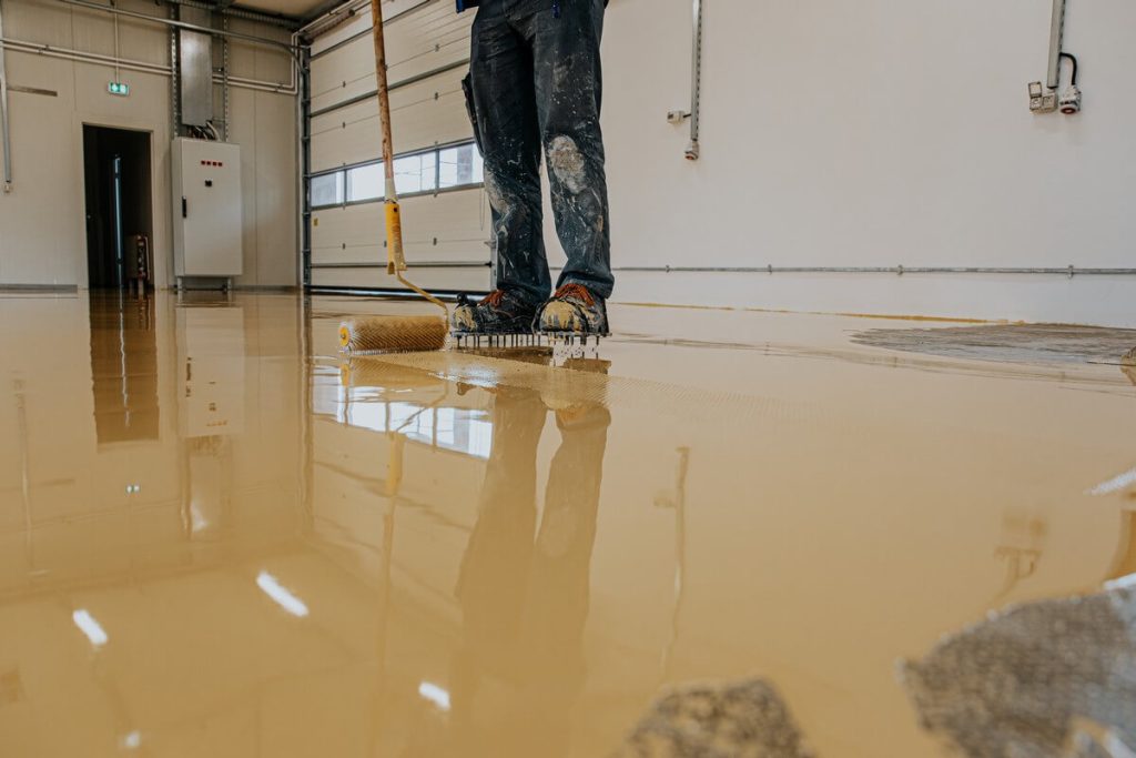 Garage epoxy flooring