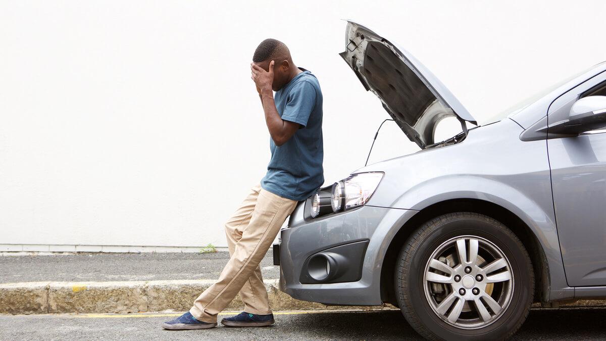 Car in need of repairs